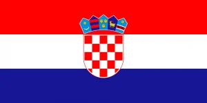 A bandeira da Croácia é impressionante e única.