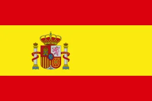 A bandeira La Rojigualda da Espanha é impressionante.