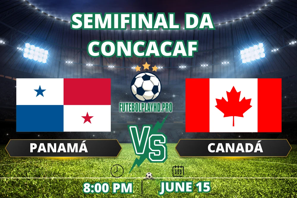 A partida semifinal da CONCACAF entre Panamá e Canadá foi comemorada com uma faixa de jogo impressionante.