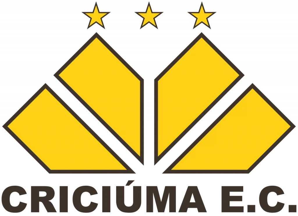 O logotipo do Criciúma é o brasão do clube.