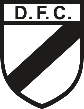 O logotipo do Danubio, com suas cores e insígnias, representa o orgulho e a tradição da equipe.