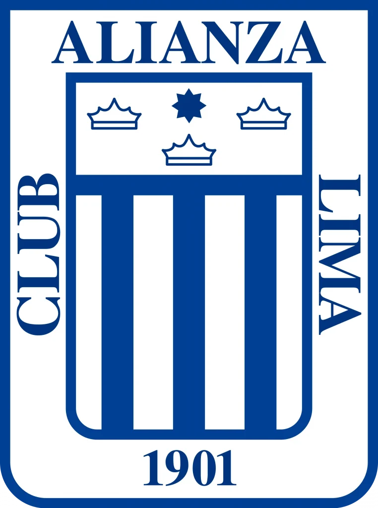O logotipo em forma de escudo do Alianza Lima.