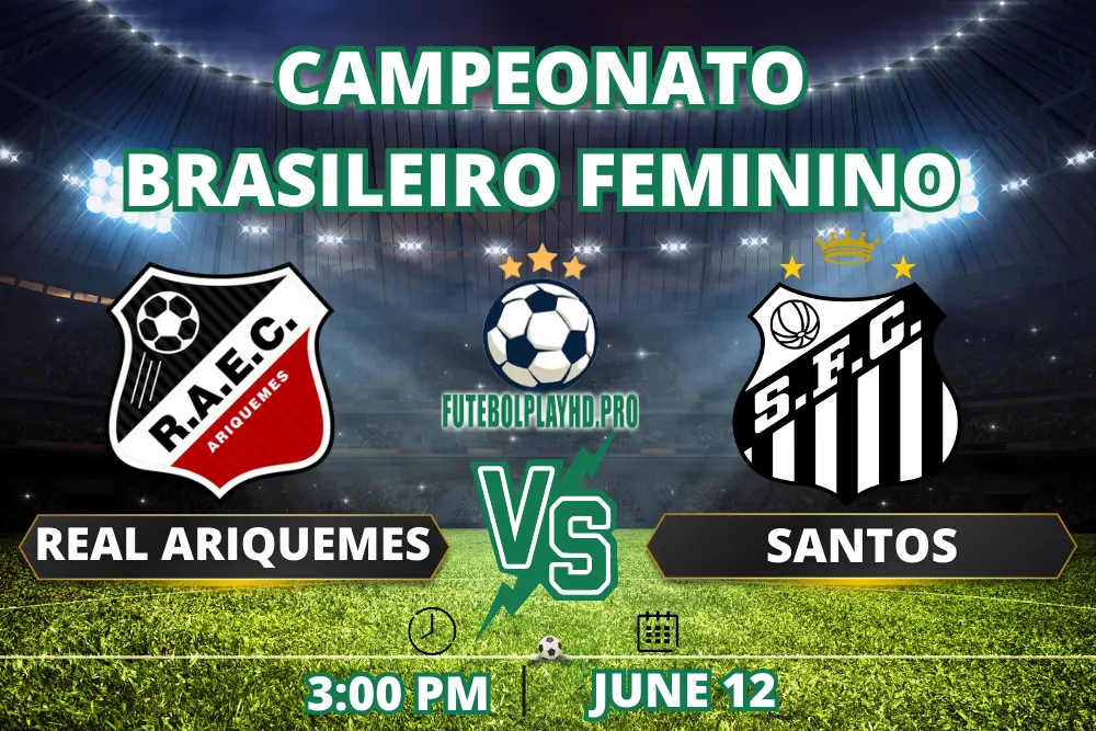 Real Ariquemes vs. Mighty Santos na faixa de jogo do Campeonato Brasileiro Feminino