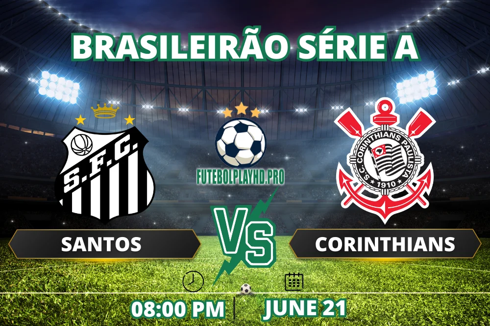 Santos x Corinthians - Campeonato Brasileiro Testemunhe a rivalidade feroz e a intensa competição no confronto entre Santos e Corinthians no campo