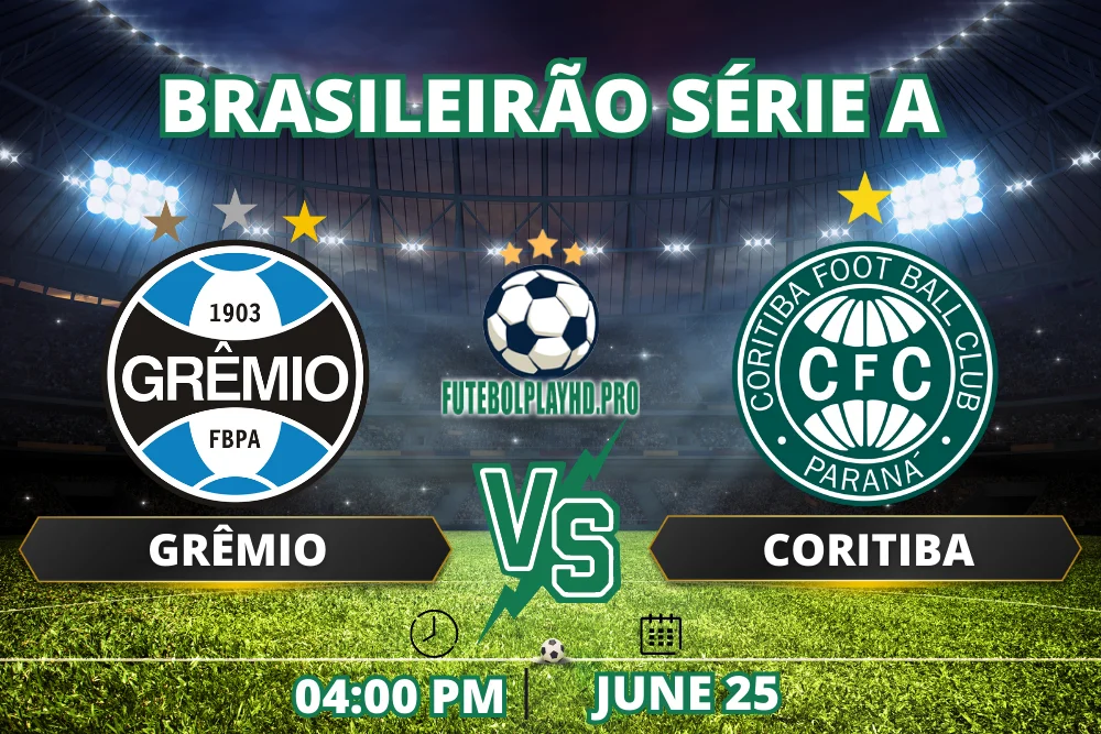 Testemunhe a batalha entre Grêmio e Coritiba em uma partida eletrizante do Campeonato Brasileiro