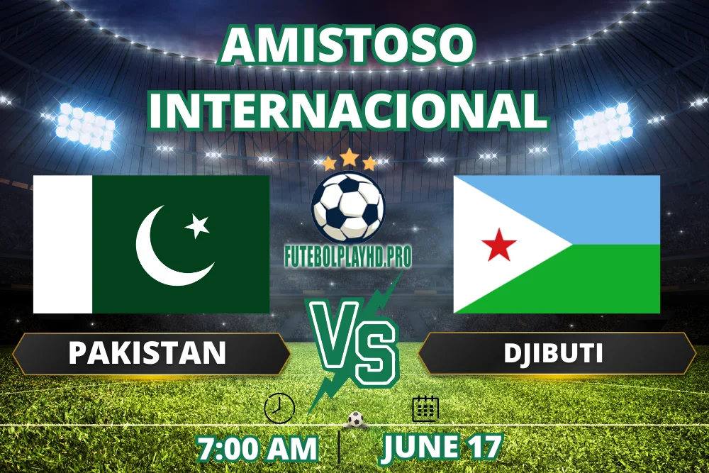 Uma faixa de jogo atraente para o amistoso internacional entre Paquistão e Djibuti.