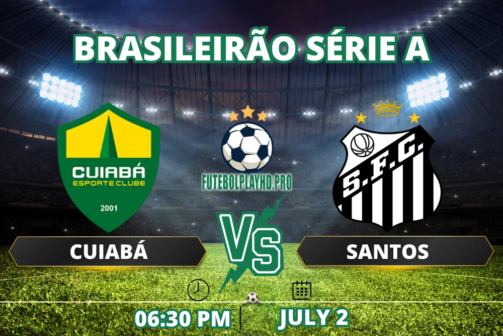 Cuiabá x Santos terá partida de futebol pelo campeonato brasileiro
