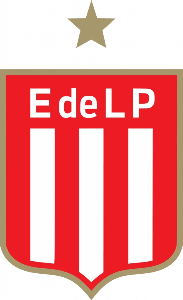 O emblemático logotipo da equipe do Club Estudiantes de La Plata
