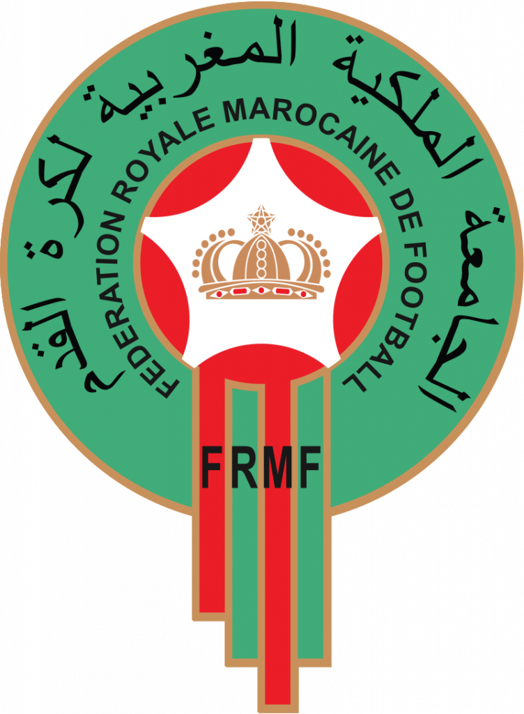 O logotipo do futebol marroquino representa força.
